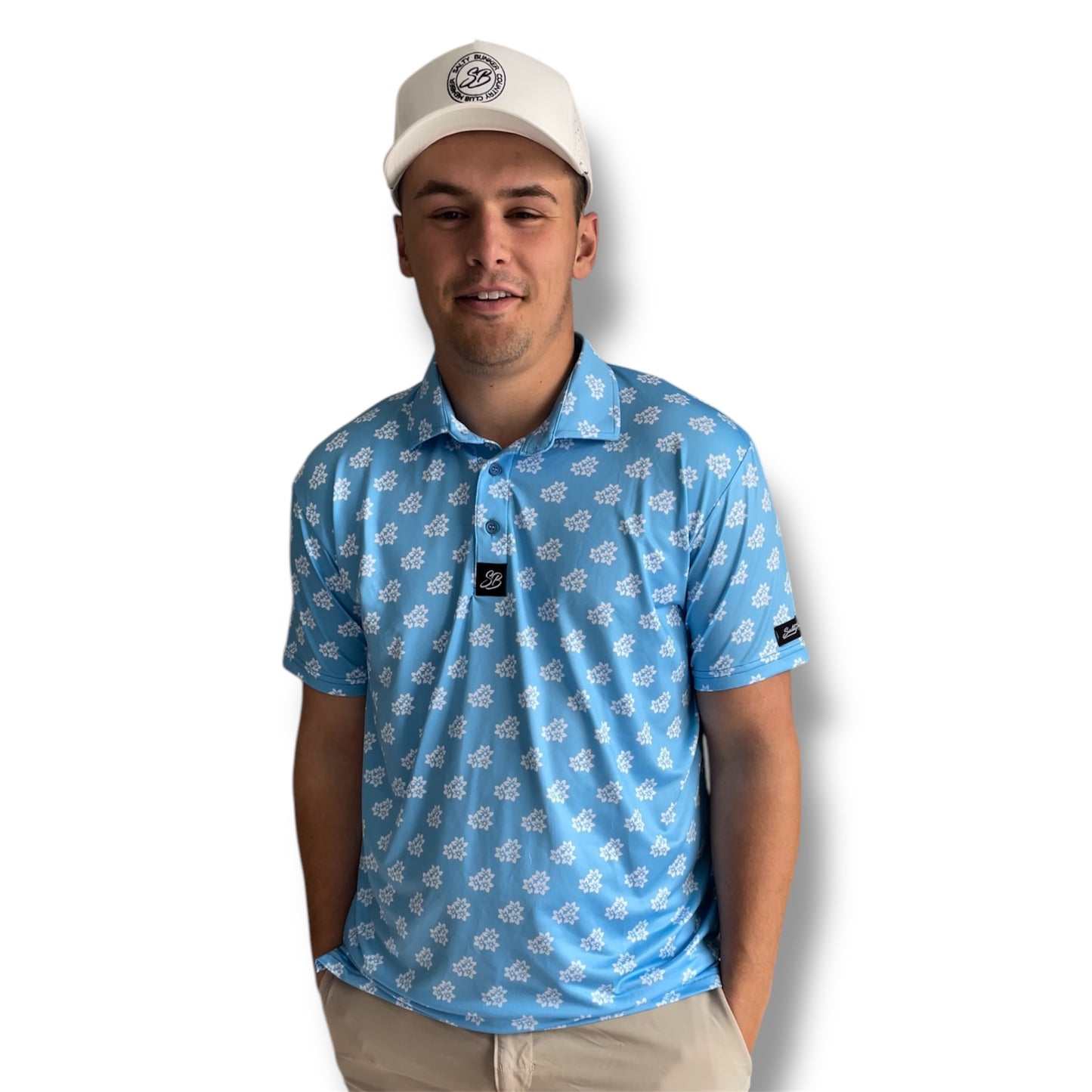Blue Petals Polo
