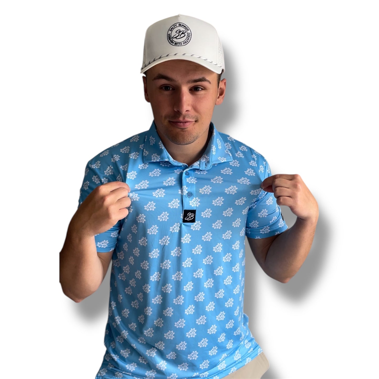 Blue Petals Polo