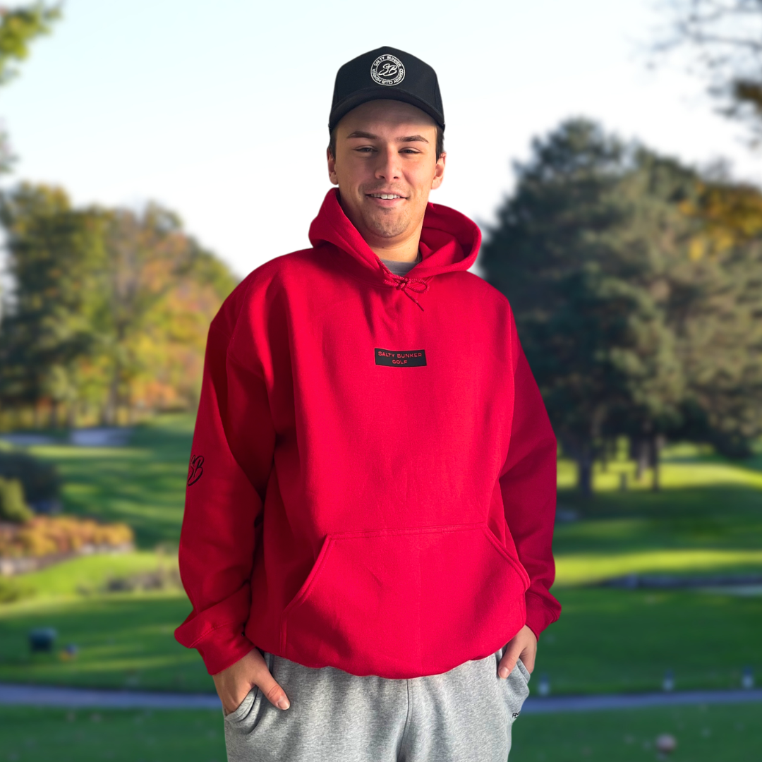 Box Logo Hoodie (Hazard Red)