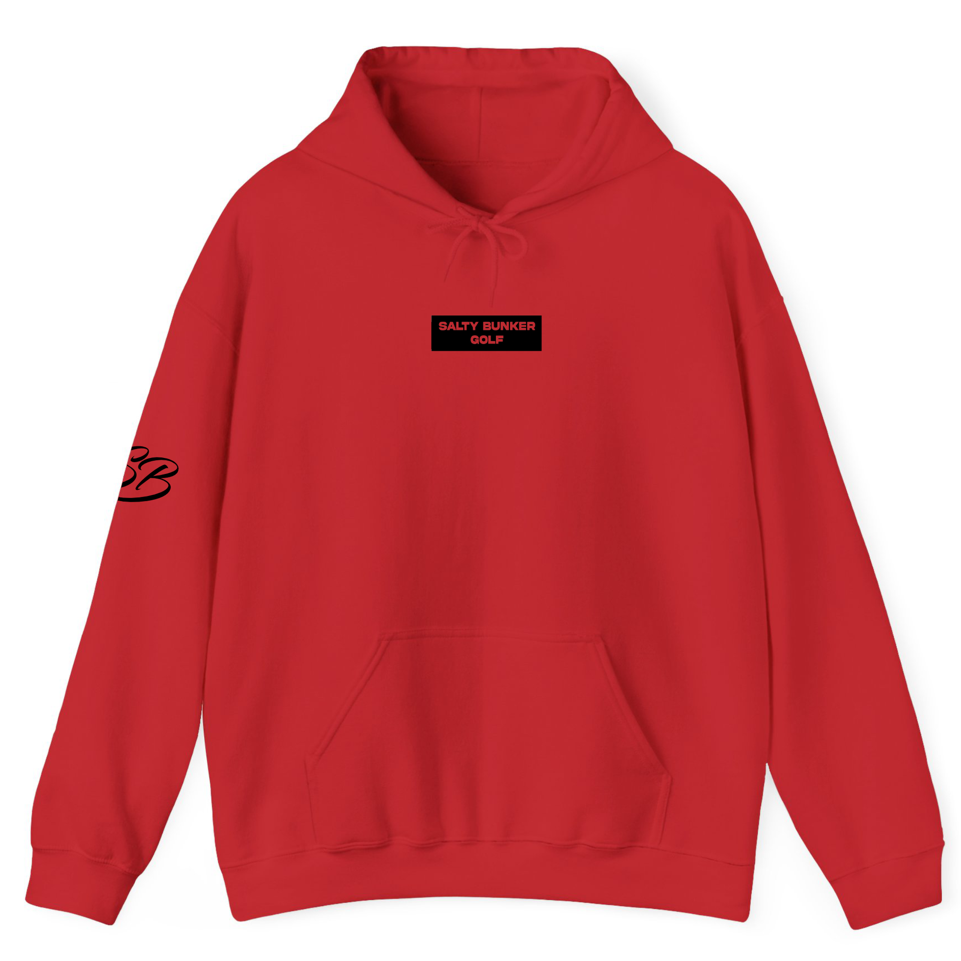 Box Logo Hoodie (Hazard Red) – Salty Bunker